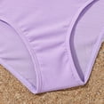thumbnail image 4 of BULLPIANO Girls Swimsuit Two Piece Swimsuits Kids Solid Color Ruffle Trim Bikini Set Bathing Suit, 4 of 5