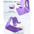 thumbnail image 5 of CreaDream Adjustable Cell Phone Stand for Desk, Aluminum Phone Stand Holder for Switch, Perfect for Office/Home-Dark Purple, 5 of 7