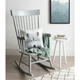 thumbnail image 4 of Kate and Laurel Como Decorative Wolf Print Square Throw Pillow Cover, 18x18, White, 4 of 6