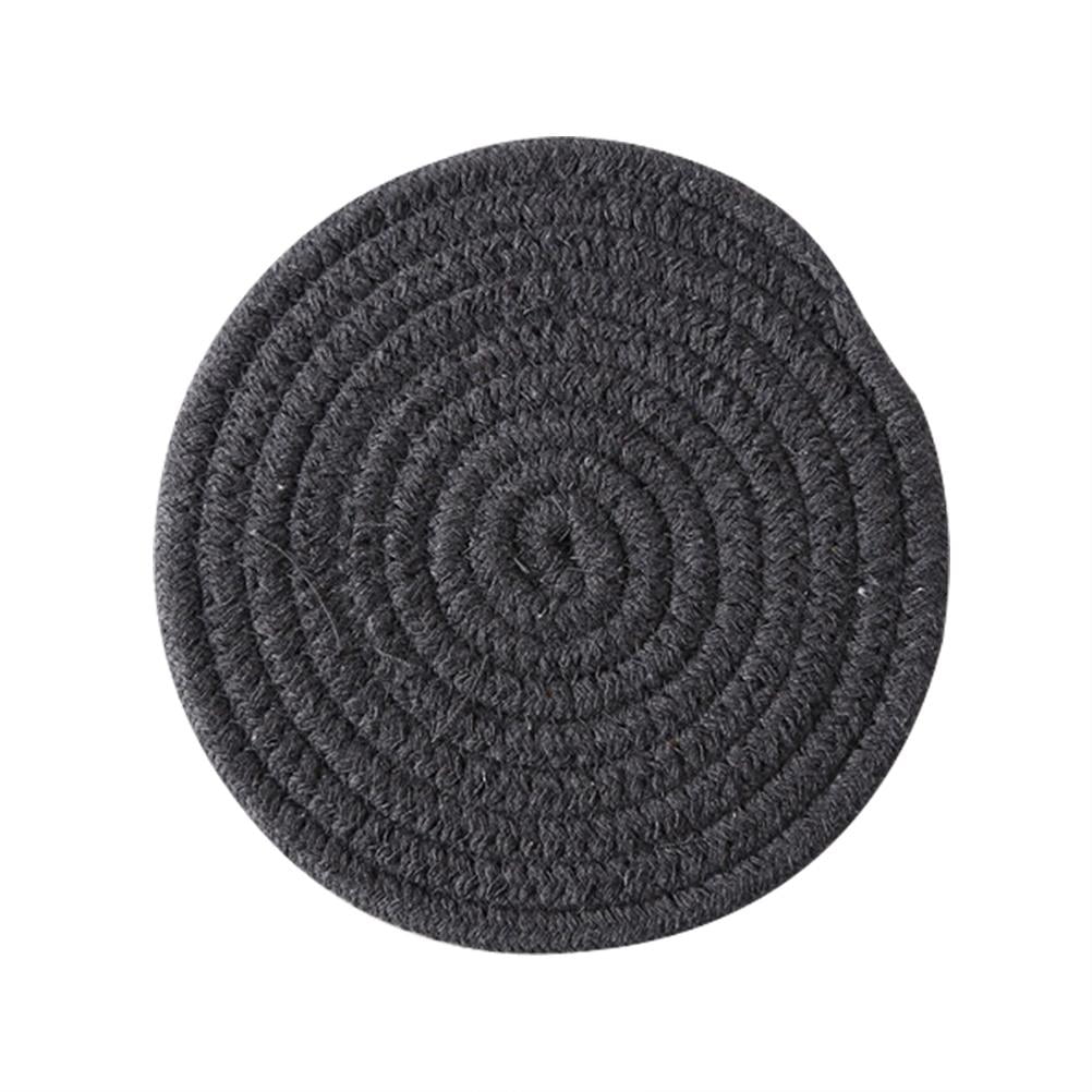 TureClos Pot Holder Cotton Coaster Round Hot Pad Trivet for Kitchen Hot