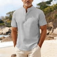 thumbnail image 2 of Timoontee Men's Short Sleeve Basic T Shirt Breathable Fabric Moisture Wicking Crew Neck V Neck High Quality Quick Dry Gray XL, 2 of 6