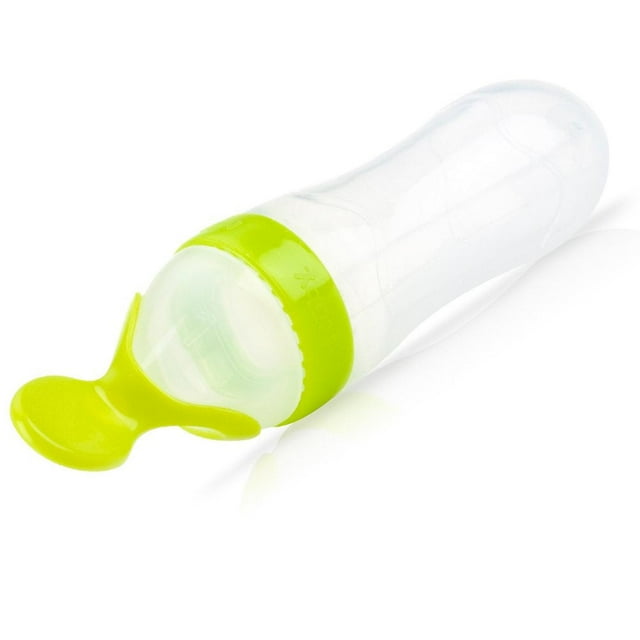 Alimentador de Silicona Nuby Natural Touch 90 ml para Viajes para Bebé