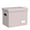 Light Grey, variant on File Organizer Box, Collapsible Decorative Filing Storage with Lid, Hanging File Folders for Office Cabinet and Home Office
