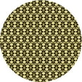 thumbnail image 1 of Ahgly Company Indoor Round Patterned Midnight Gray Area Rugs, 4' Round, 1 of 1