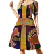 thumbnail image 4 of Vestido de manga corta Spy of Wakanda para mujer, vestidos formales para ocasiones especiales, vestidos de verano para mujer, 4 of 8