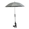 thumbnail image 1 of Sombrilla para silla de playa, cochecito, ajustable 360 degree, portátil, resistente al sol. Plata, 1 of 8