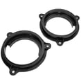 thumbnail image 3 of 2 piezas de anillo adaptador de altavoz negro de 6,5 pulgadas con arnés de 2 cables de repuesto para Nissan Murano Sentra 2000-2019, 3 of 14