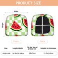 thumbnail image 3 of Summer Watermelon Seat Covers for Dining Room Chairs Set Of 6,Stretch Printed Washable Chair Seat Cover with Elastic Ties and Button,Removable Waterproof Couch Cushion Covers, 3 of 6