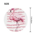 thumbnail image 3 of Disketp Flamingo Small Mouse Pad 7.9x7.9 Inches,Washable Round Mousepad For Office Laptop Computer,Non-Slip Rubber Base Mouse Pads For Wireless Mouse, 3 of 8