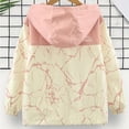 thumbnail image 4 of FSYBOA Girls Casual Jacket Size 14T, Long Sleeve Loose Fit Full Zip Hooded Fall Outerwear Pink, 4 of 6