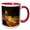 Red/White, variant on 3drose, Parque Central and El Capitolio in Old Havana, 11oz Mug