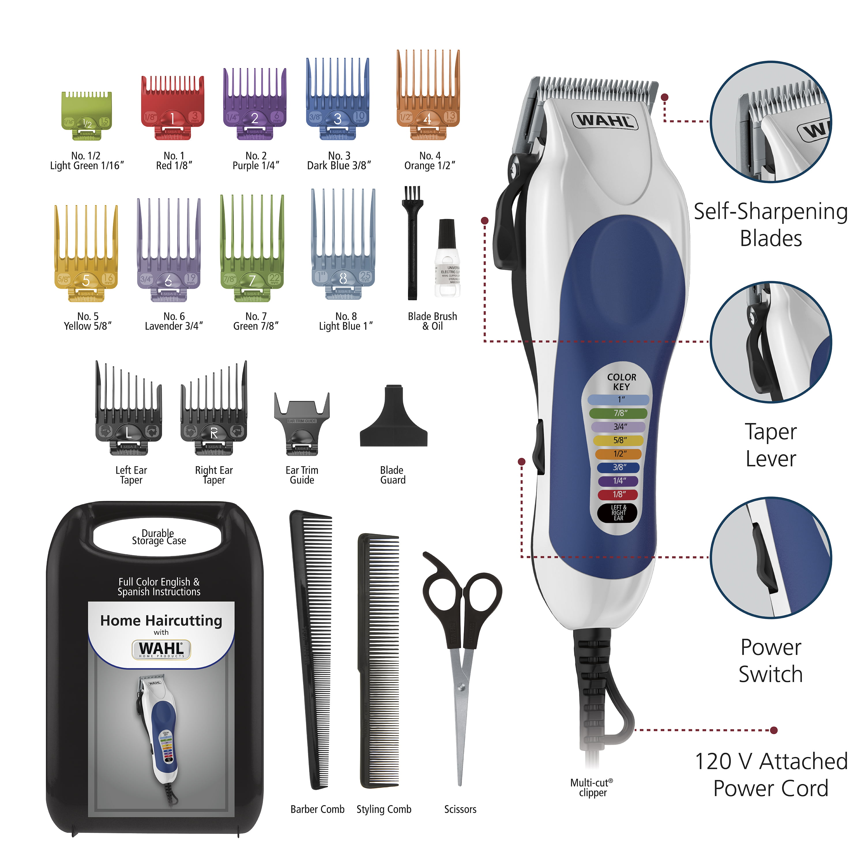 wahl pro color clippers