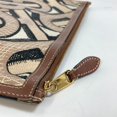 thumbnail image 3 of Pre-Owned Burberry Bag TB whole pattern bag zipper zip Clutch bag Brown (Good), 3 of 13