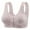 684-Grey, variant on ZSQDM Womens Underwear Women's Front Buckle Plus Size Bra Vest Without Underwire Large Chest Anti Sag Underwear Pink XXXL