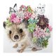 thumbnail image 2 of Cuadros Decorativos Erizo 5D DIY Diamond Painting Kits Resina Ronda completa Tmvgtek embutido en tela, 2 of 9