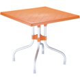 thumbnail image 1 of Compamia ISP770-ORA Forza Table Pliante Carrée 31 Pouces Orange, 1 of 9