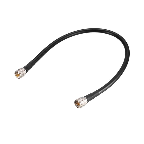 UHF Macho PL-259 a UHF Macho PL-259 Cable de Puente Coaxial de Baja Pérdida RG213 0.46M / 1.5Ft