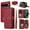Red, variant on Dswteny Argyle Wallet Case for Google Pixel 9/9 Pro 5G with Wrist Strap Shoulder Strap, PU Leather Flip Credit Card Holder Stand Accessories Cell Phone Cover for Pixel9 9Pro Nine Women Girls Black