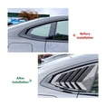 thumbnail image 3 of Sporty Rear Window Louver Blind 2PCS Racing Style Air Vent Scoop Shades Cover Blinds for 4 Series G26 Gran Coupe 2020 to 2024 Specifically Designed Providing, 3 of 7
