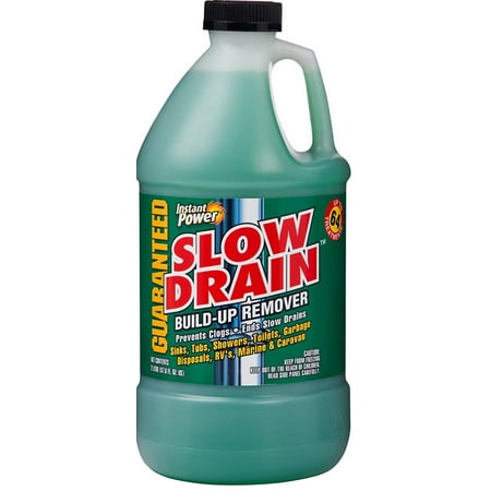 1907 Slow Drain Build Up Remover, Utilizes bacterial/enzyme formulation to dissolve organic matter By Instant