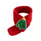 thumbnail image 2 of Bufanda de punto para mascotas, cálida diadema para perros pequeños y medianos, ideal para decoración navideña y de invierno., 2 of 5