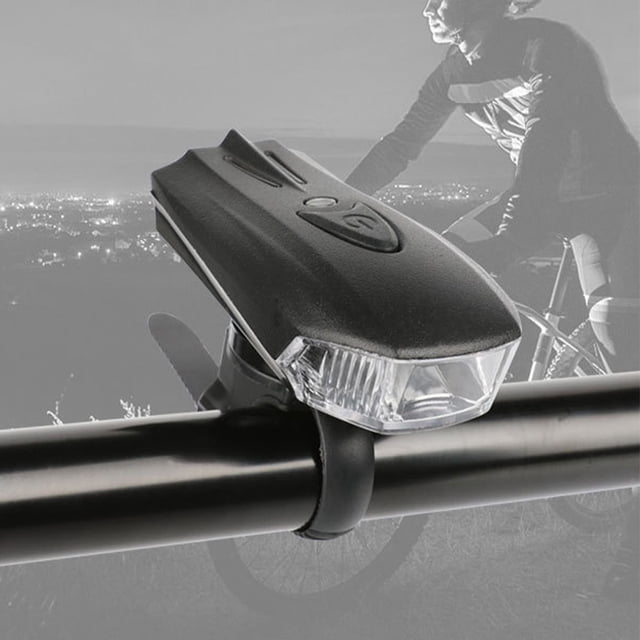 Phenofice 1 Set Bike Light Set Abs Black 180 Degree Reflection Bicycle Led Lights for Cyclists