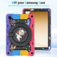 thumbnail image 6 of For Samsung Galaxy Tab A11 Plus 5G 2025/A9 Plus 5G/A9+ 2023 11 Inch with HD Screen Protector & Shoulder Strap,Heavy Duty Military,360°Rotating Stand Case for Kids, 6 of 7