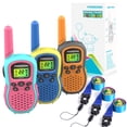 thumbnail image 6 of FOREDOM J388C Walkie Talkies for Kids Long Range with Lanyard, 3-Pack, 6 of 10