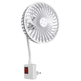 thumbnail image 3 of Noothes Light Socket Fan with 360 Degree Flexible Adjustable Quiet Small Plug in Fan Includes Adapter for Bedroom Bathroom and Dorm Use, 3 of 8