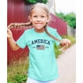 thumbnail image 3 of America Est 1776 Patriotic Shirt for Men Women Kids Family Matching 4th of July American Flag Tee Chill Shirt 4T, 3 of 7