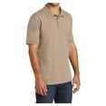 thumbnail image 4 of Mafoose Mens Core Blend Jersey Knit Male Polo Sand 3XL, 4 of 6