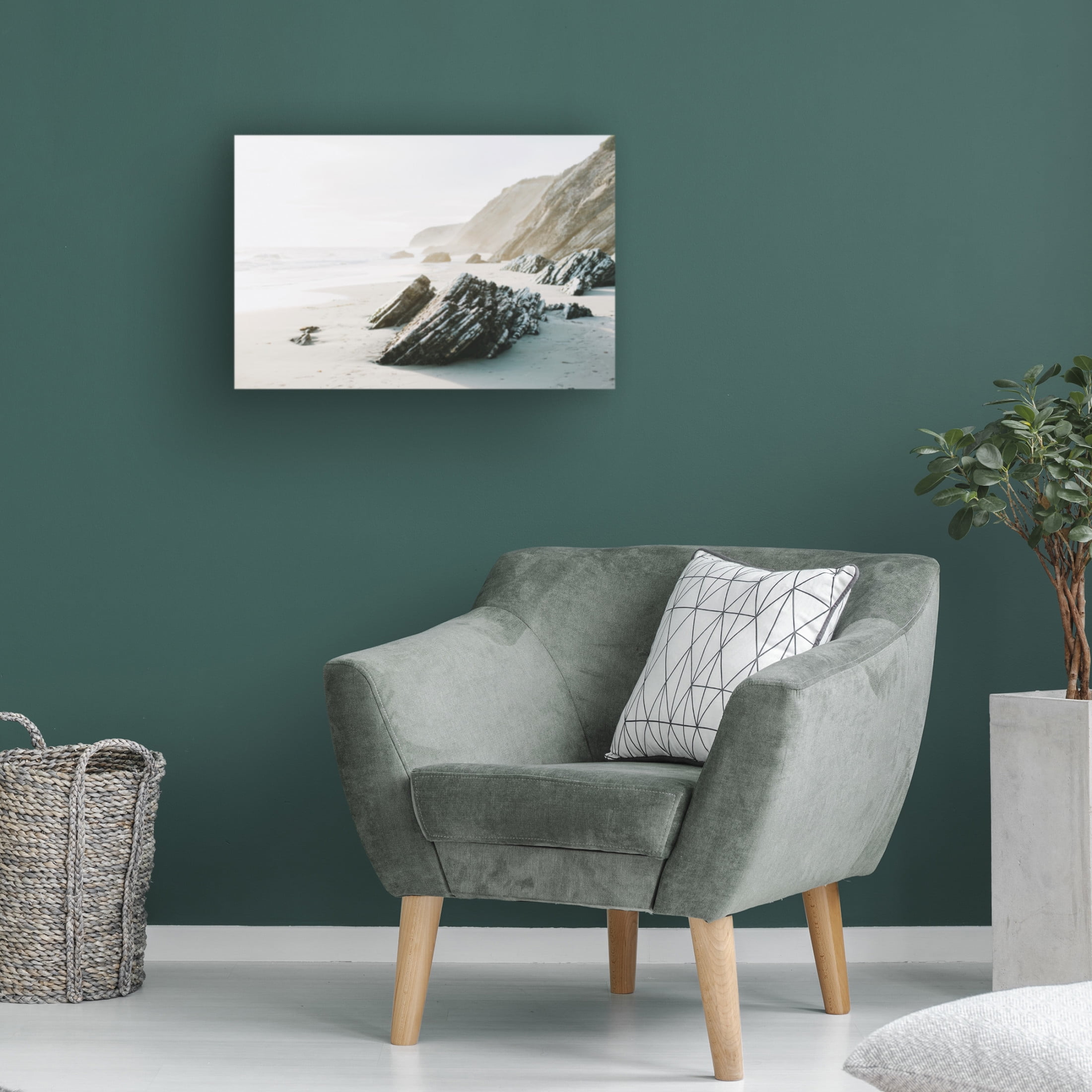 Canvas Wall Art - Krista Broadway 'Salerno' Wall Art for Living Room, Bedroom, or Office Décor by Trademark Fine Art - 47 x 30 Inches