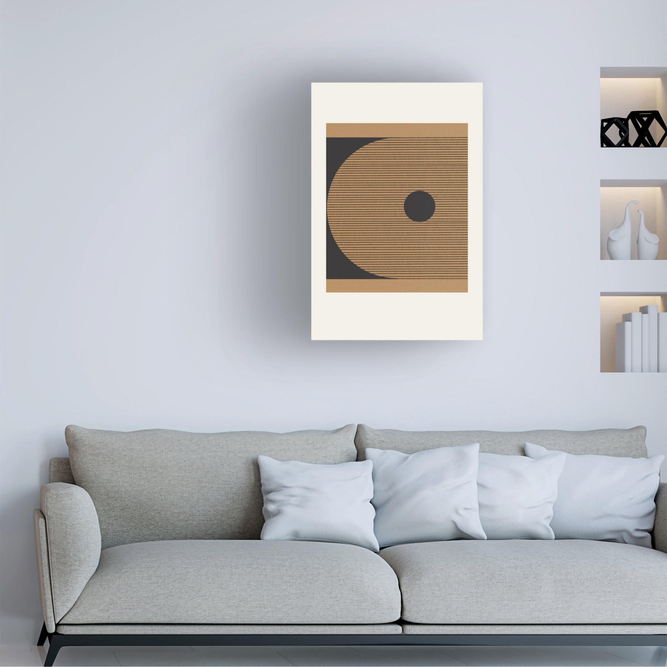 Trademark Fine Art THE MIUUS STUDIO Composition VIII Canvas Wall Art