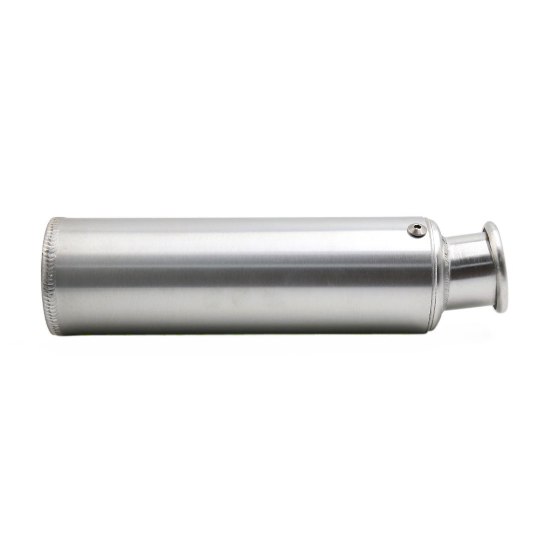 315 x 81mm Silver Tone Aluminum Alloy Cylinder Shaped Motorcycle
