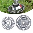thumbnail image 3 of Weeding Wheel Disc Type Twisted Wire Wire Wheel Specially Used For Lawn Mowers 6 inches, 3 of 9