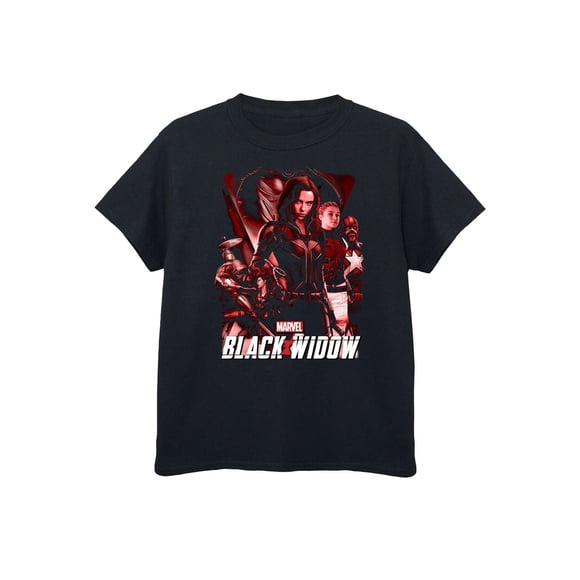 Black Widow Girls Movie Poster Cotton T-Shirt