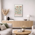 thumbnail image 5 of Framed Canvas Print William Morris Wall Art Abstract Floral Botanical Decorative for Living Room Bedroom - 24"x36" WHITE, 5 of 8