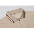 thumbnail image 6 of Fexilor Men's & Big Men’s Pique Polo Shirt Short Sleeve with Quarter-Zip Collar, Sizes S-3XL, 6 of 11
