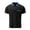 Black, variant on Men'S Color Block Collared Polo Shirt With Chest Pocket Short Sleeve Casual Tops For Summer Daily Wear And Business Casual,White,XL