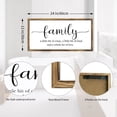 thumbnail image 2 of MODE HOME 24x12 Inch Wooden Family Sign,Large Rustic Home Wall Decor for Living Room Art, 2 of 7