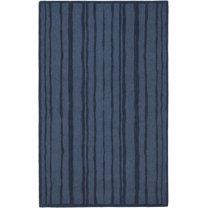 SAFAVIEH Martha Stewart Freehand Stripe Wool Area Rug, Wrought Iron, 8' x 10'