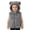 Grey, variant on Girls Hooded Vest Soft Design Zip Front Sleeveless Jacket For Indoor Outdoor Wear