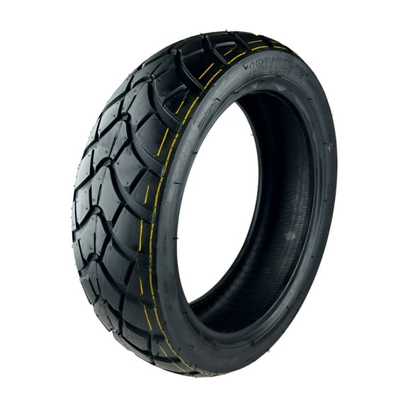 Fixrightpro Scooter Tubeless Tire Front/Rear 120/70-12 Motorcycle Tire