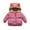 Pink, variant on Esaierr Toddler Baby Boys Girls Winter Coats fleece Cotton Coat With 1-5Y Hooded down Jackets Kids Warm down Jacket Tops Short Section Winter Coats