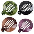 thumbnail image 4 of 4 Pieces Small Round Hair Clips 2.5x2.1"""" Fishtail Hair Clip C, 4 of 6