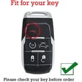 thumbnail image 2 of Key Fob Cover Compatible with Dodge RAM 1500 2500 3500 4500 5500 Pickup 2023-2025 Keychain Case Holder Protector,5 Button Blue, 2 of 7