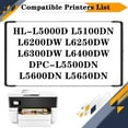 thumbnail image 2 of TN-850 TN-3448 Toner Cartridge, Compatible for Brother HL-L5000D L5100DN L6200DW L6250DW L6300DW L6400DW DPC-L5500DN L5600DN L5650DN Printers, 2 of 7