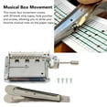thumbnail image 4 of Musical Box DIY Kit, Sturdy Durable Zinc Alloy Music Box Movement  for DIY, 4 of 7