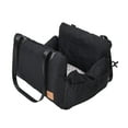 thumbnail image 1 of Asiento de coche para perros, perrera, almohadilla desmontable, antideslizante, suave, bolsa de transporte para mascotas Negro, 1 of 8