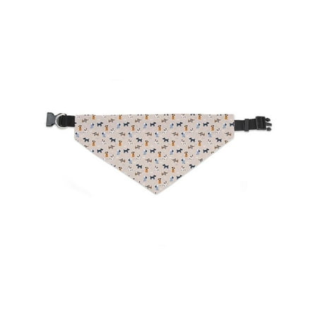 Tiny Doggos Kiddie Fun Pattern Bandana -Image by Shutterstock, Large
